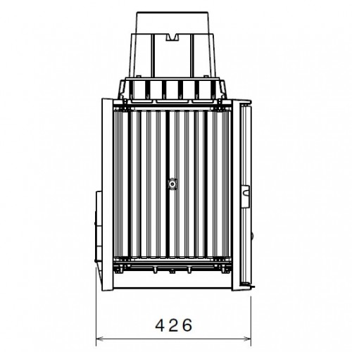 Каминная топка Liseo L9, с шибером_2 Каминная топка Liseo L9, с шибером_2