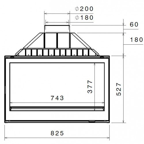 Каминная топка Liseo L9 4 Glasses_1 Каминная топка Liseo L9 4 Glasses_1