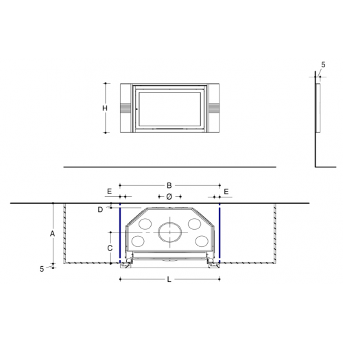 Каминная облицовка Piazzetta Friburgo_1 Каминная облицовка Piazzetta Friburgo_1