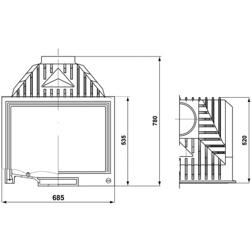 Каминная топка Tarnava Professional Max Ego 21_1 Каминная топка Tarnava Professional Max Ego 21_1