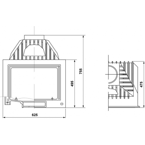 Каминная топка Tarnava Professional Porta 18_1 Каминная топка Tarnava Professional Porta 18_1