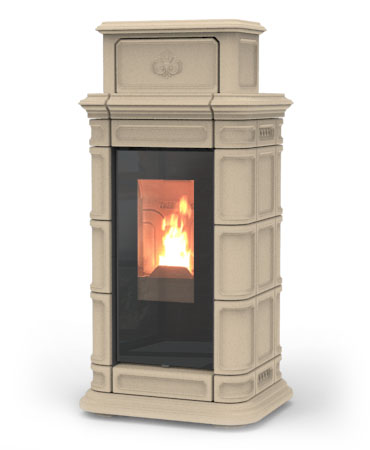 Пеллетный камин c канальным отоплением THERMOROSSI MONTREUX PLUS 13_6 Пеллетный камин c канальным отоплением THERMOROSSI MONTREUX PLUS 13_6