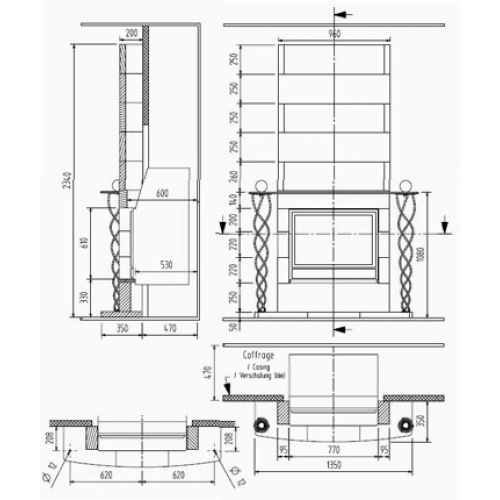 Каминная облицовка Richard Le Droff Ivoire 2_1 Каминная облицовка Richard Le Droff Ivoire 2_1