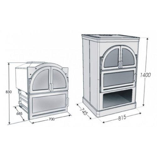 Печь-гриль Hergom Aranda_2 Печь-гриль Hergom Aranda_2