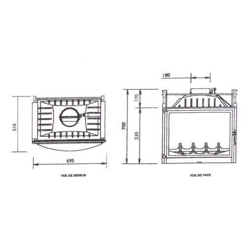 Каминная топка Fabrilor Deco 735 DO BR_1 Каминная топка Fabrilor Deco 735 DO BR_1