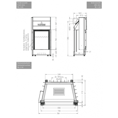 Каминная топка Spartherm Arte Bh 3S_1 Каминная топка Spartherm Arte Bh 3S_1