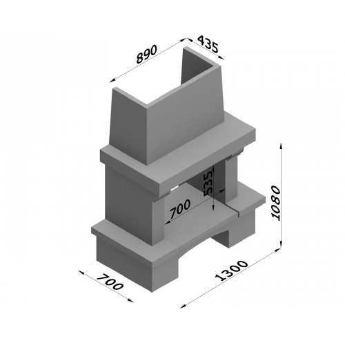 Каминная облицовка Glivi Мадрид_1 Каминная облицовка Glivi Мадрид_1