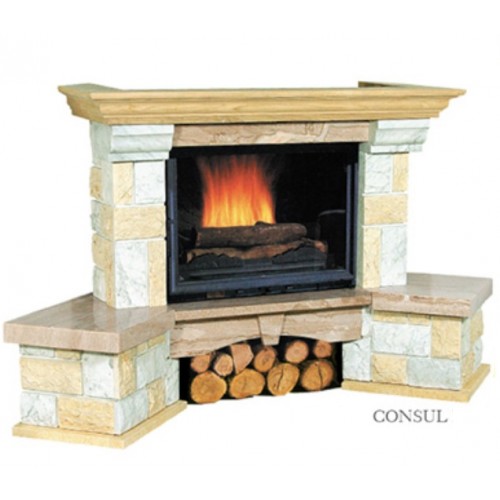 Каминная облицовка Bella italia Consul (Угловая)_1 Каминная облицовка Bella italia Consul (Угловая)_1