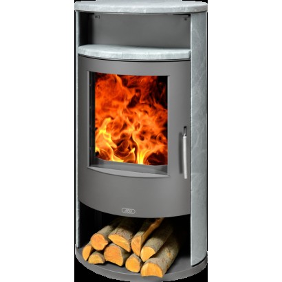 Печь-камин Island 7 тальк_0 Печь-камин Island 7 тальк_0