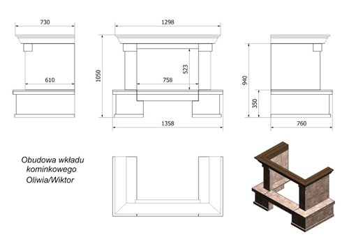 Каминная облицовка Kratki Amore (Oliwia/Wiktor)_1 Каминная облицовка Kratki Amore (Oliwia/Wiktor)_1