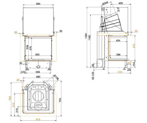 Brunner Panorama-Kamin 57/40/60/40_1 Brunner Panorama-Kamin 57/40/60/40_1
