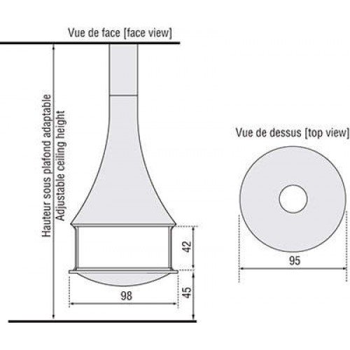 Камин JC Bordelet Zelia 908 центральный открытый_1 Камин JC Bordelet Zelia 908 центральный открытый_1
