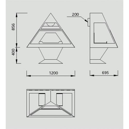Камин Traforart Admeto frontal_1 Камин Traforart Admeto frontal_1