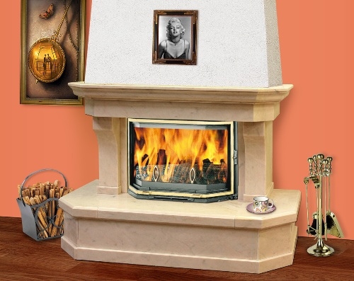 Каминная Облицовка Larearte Silvia Crema Light_0 Каминная Облицовка Larearte Silvia Crema Light_0