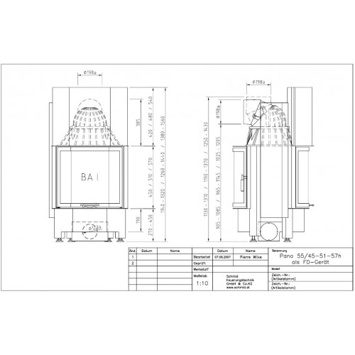 Каминная топка Schmid Pano FD 5545 h_2 Каминная топка Schmid Pano FD 5545 h_2