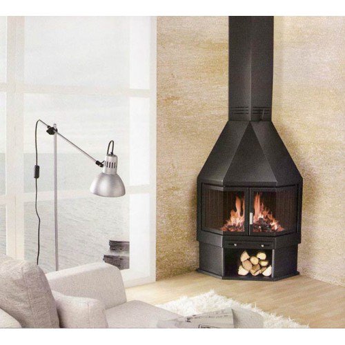 Металлический камин Fugar Daina (Дайна) угловой_0 Металлический камин Fugar Daina (Дайна) угловой_0