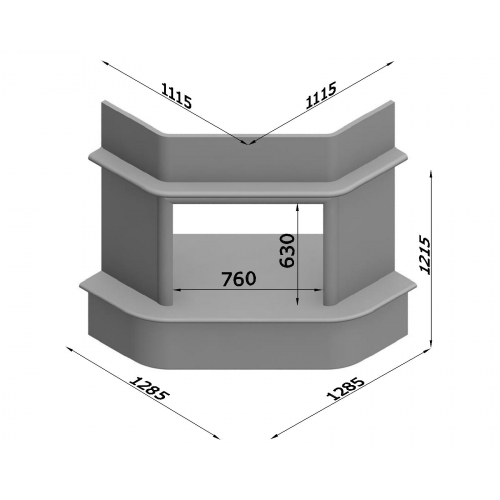 Каминная облицовка Glivi Милсен_1 Каминная облицовка Glivi Милсен_1