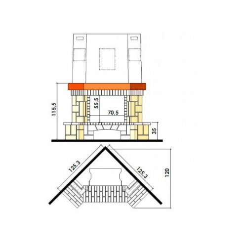 Каминная Облицовка Chazelles CS 22_1 Каминная Облицовка Chazelles CS 22_1