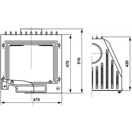 Каминная топка Tarnava Universal Comfort 12_1 Каминная топка Tarnava Universal Comfort 12_1