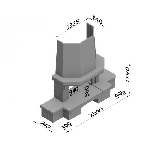 Каминная облицовка Glivi Сенатор_1 Каминная облицовка Glivi Сенатор_1