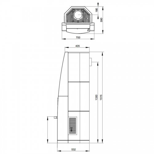 Печь-камин Arosa_1 Печь-камин Arosa_1