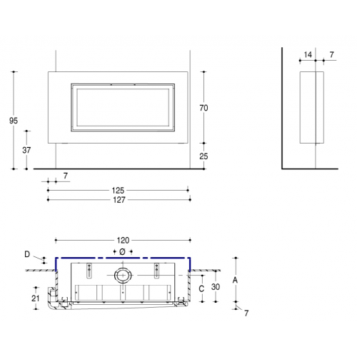 Каминная облицовка Piazzetta Colorado_1 Каминная облицовка Piazzetta Colorado_1