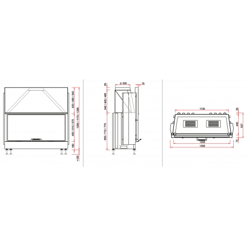 Каминная топка RoodLine Line 12057h_1 Каминная топка RoodLine Line 12057h_1