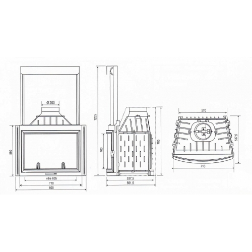 Каминная топка Seguin Pano 7_2 Каминная топка Seguin Pano 7_2