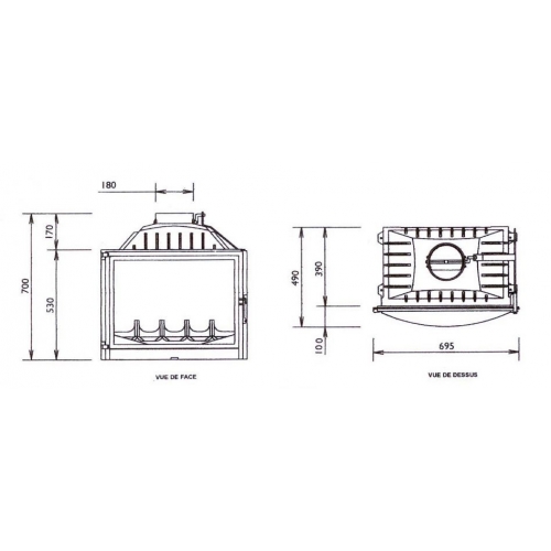 Каминная топка Fabrilor Deco 735 BR_1 Каминная топка Fabrilor Deco 735 BR_1