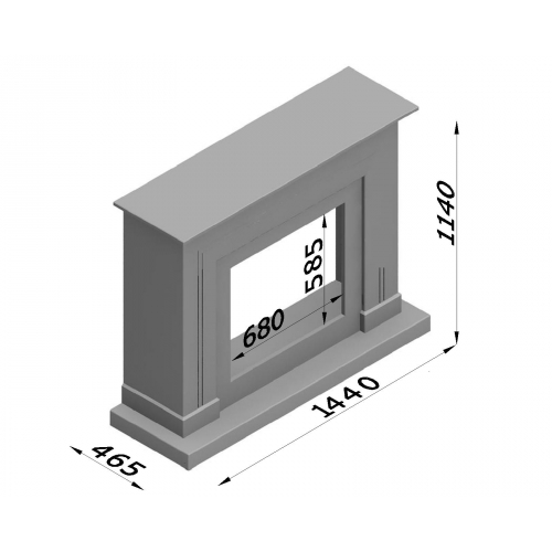 Каминная облицовка Glivi Жаклин_1 Каминная облицовка Glivi Жаклин_1