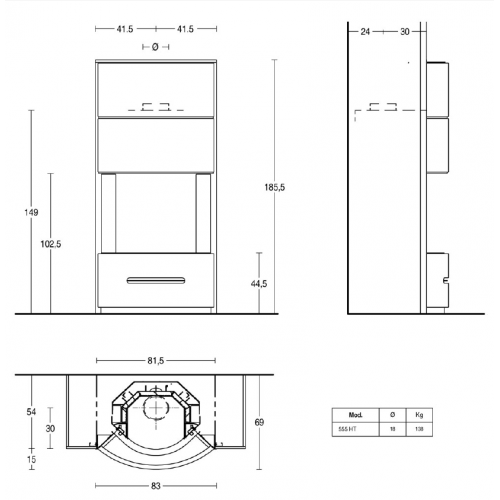 Каминная облицовка Piazzetta Leeds_1 Каминная облицовка Piazzetta Leeds_1