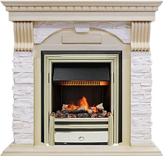 Каминокомплект Dimplex Dublin очаг Cavendish слоновая кость с патиной/сланец крем Dimplex Dublin очаг Cavendish слоновая кость с патиной/сланец крем