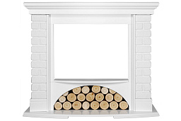 Портал Royal Flame Village Белый / Орех Royal Flame Village Белый / Орех