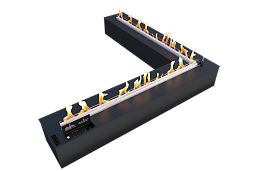 Автоматический биокамин ABC Smart Prime 3000 угловой  ABC Smart Prime 3000 угловой