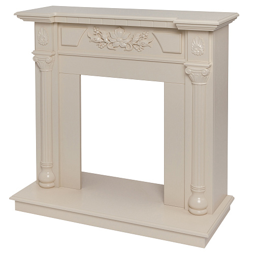 RealFlame Dacota STD 20 WT белый дуб фронтальный_0 RealFlame Dacota STD 20 WT белый дуб фронтальный_0