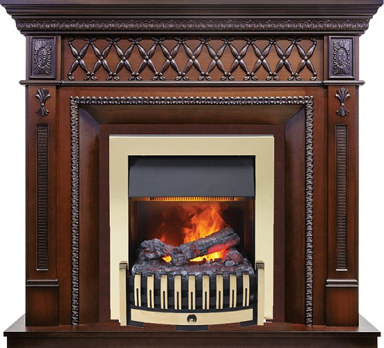 Dimplex Alexandria очаг Danville Brass FB2 белый дуб_1 Dimplex Alexandria очаг Danville Brass FB2 белый дуб_1