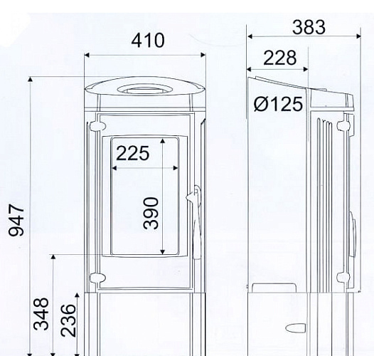 Чугунная печь Wido 2 (Supra)_1 Чугунная печь Wido 2 (Supra)_1