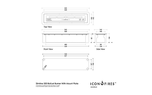 ICON FIRES Slimline 500mm_3 ICON FIRES Slimline 500mm_3