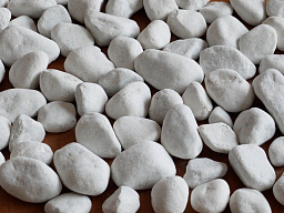 Галька для биокамина Декоративная мраморная галька Декоративная мраморная галька