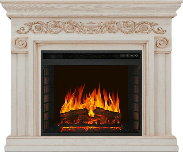 Royal Flame Athena очаг Vision 23 EF LED FX слоновая кость с патиной_0 Royal Flame Athena очаг Vision 23 EF LED FX слоновая кость с патиной_0