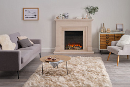 Электрокамин Трехсторонний электрокамин с обогревом BRITISH FIRES New Forest 650SQ with Signature logs Трехсторонний электрокамин с обогревом BRITISH FIRES New Forest 650SQ with Signature logs