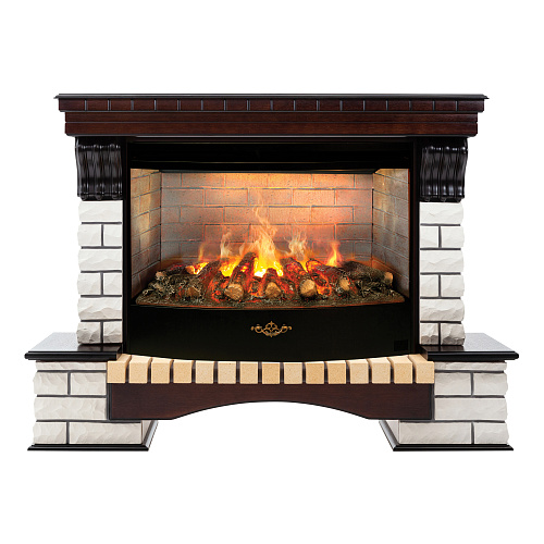 RealFlame Country 33 AO очаг 3D Firestar 33 античный дуб_1 RealFlame Country 33 AO очаг 3D Firestar 33 античный дуб_1