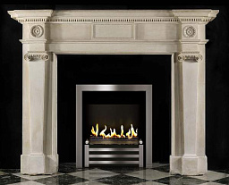 Биокамин в мраморном портале Firezo Rapido Firezo Rapido