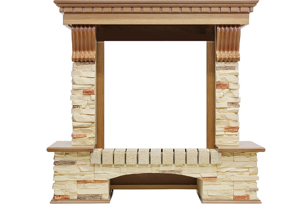 Dimplex Pierre Luxe очаг Cavendish дуб/сланец_3 Dimplex Pierre Luxe очаг Cavendish дуб/сланец_3