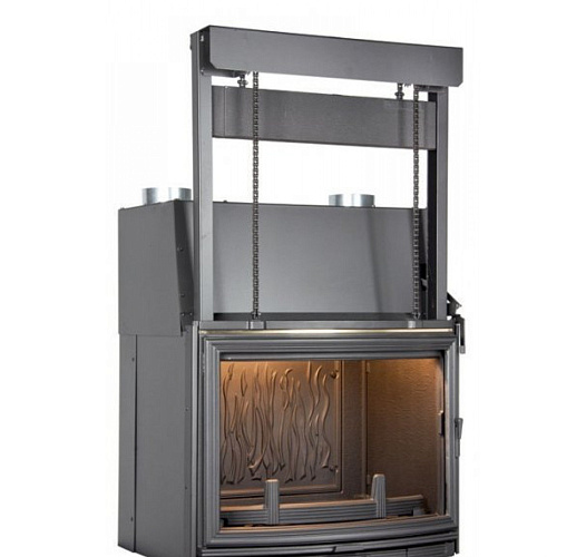 Топка Seguin prestige panoramic с изогнутым фасадом, с открытием двери в сторону_3 Топка Seguin prestige panoramic с изогнутым фасадом, с открытием двери в сторону_3