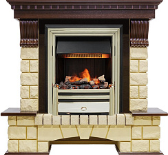 Каминокомплект Dimplex Pierre Luxe очаг Cavendish темный дуб/шампань Dimplex Pierre Luxe очаг Cavendish темный дуб/шампань