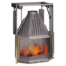 Каминная топка Laudel Призматик 850 контргруз Каминная топка Laudel Призматик 850 контргруз