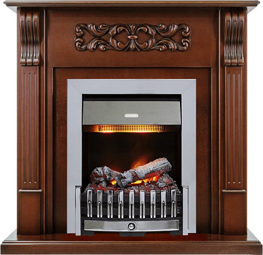 Dimplex Venice очаг Danville Chrome FB2 фактурный белый_1 Dimplex Venice очаг Danville Chrome FB2 фактурный белый_1