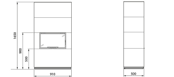 Топки с облицовками Contura i31A_1 Топки с облицовками Contura i31A_1