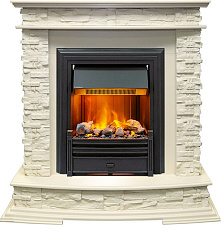 Каминокомплект Dimplex Luzern очаг Brookline Black слоновая кость Dimplex Luzern очаг Brookline Black слоновая кость